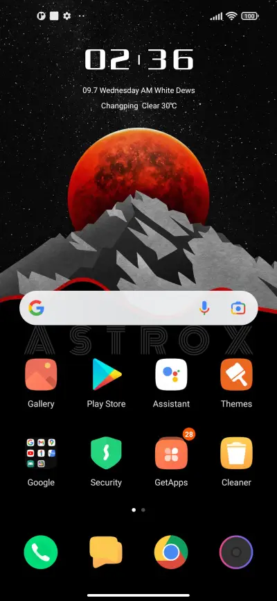 AstroX Ui - Screenshot 2