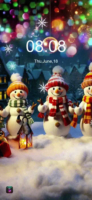 Christmas village THEME for Xiaomi MIUI HyperOS