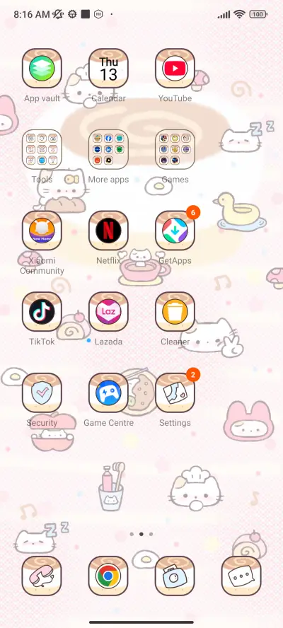 Kitty Doodle Clock - Screenshot 4