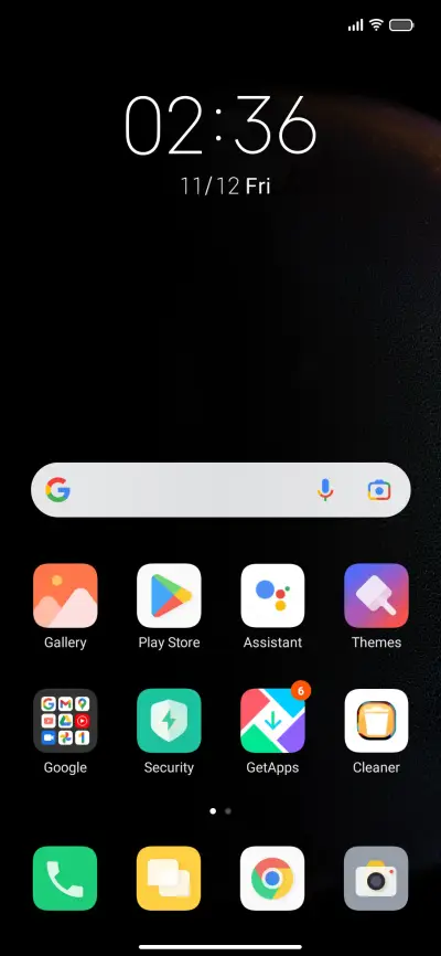 me UI - Screenshot 2