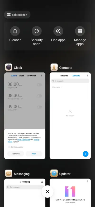 Metal Black Clock - Screenshot 4