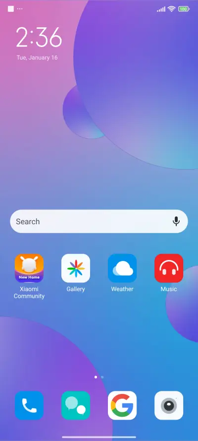 Widget geometry - Screenshot 2