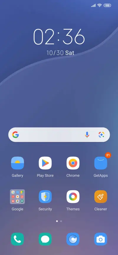 Glass clock - Screenshot 2