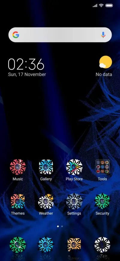 Cool blue UI_DWM3 - Screenshot 2
