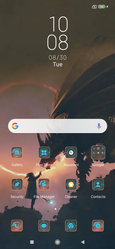 Dragon in fire - Screenshot 2