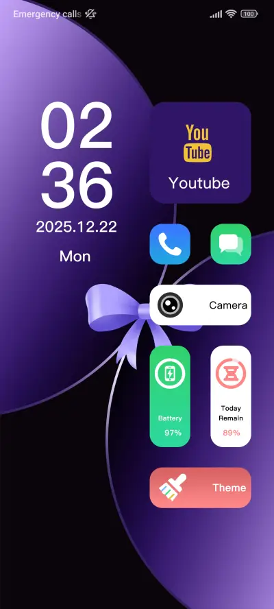 Lilac World THEME for Xiaomi MIUI HyperOS