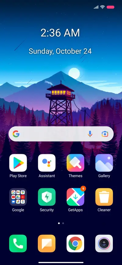 BLUEPINK LIVE THEME for Xiaomi MIUI HyperOS