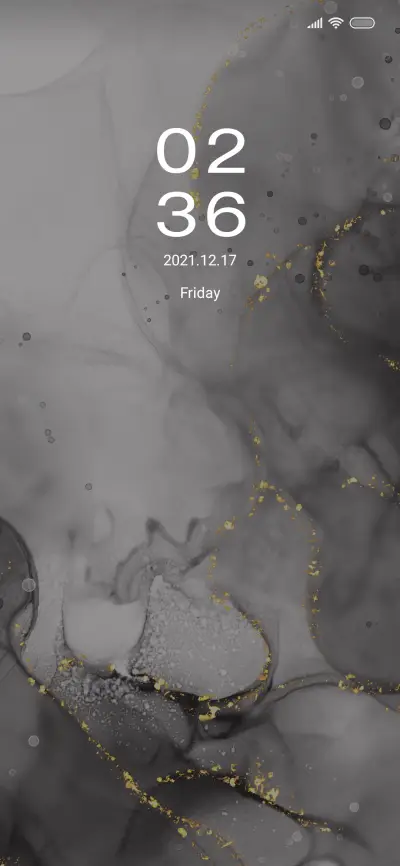Gold leaf marble THEME for Xiaomi MIUI HyperOS