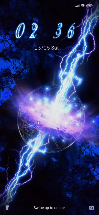 Blue electricwaves - Screenshot 1