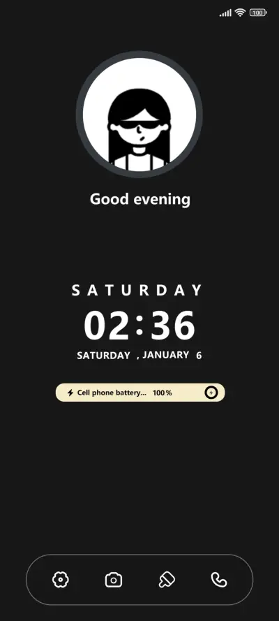 Black humor THEME for Xiaomi MIUI HyperOS