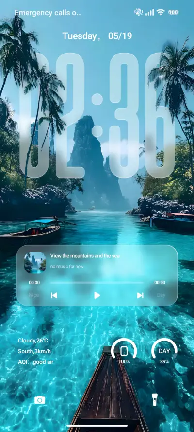 Blue THEME for Xiaomi MIUI HyperOS