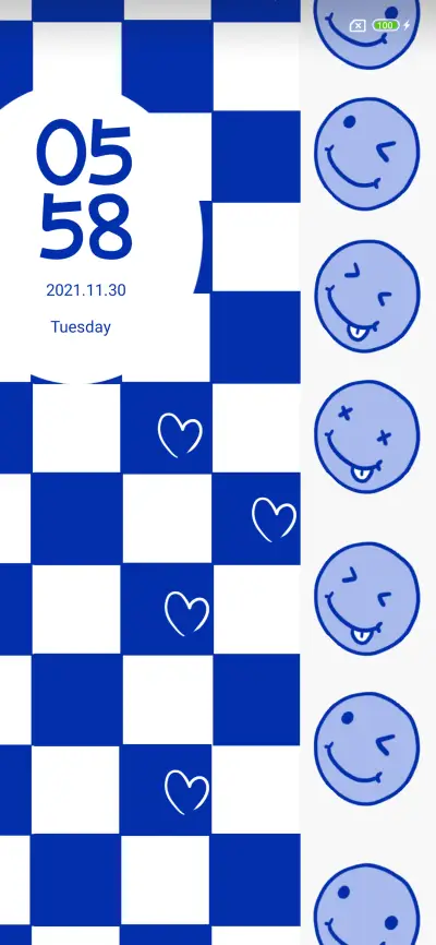 Checkerboard smile