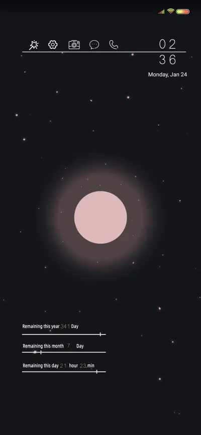 night Milky Way THEME for Xiaomi MIUI HyperOS
