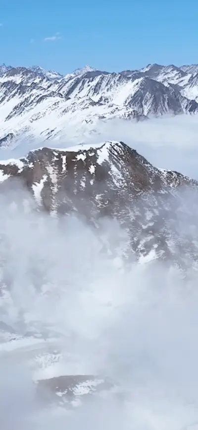 Snow mountain cloud sea 86