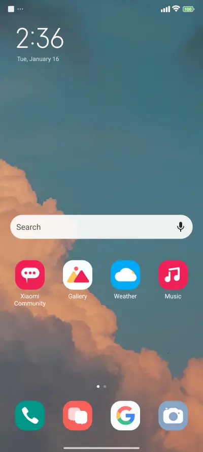 sky widget - Screenshot 2
