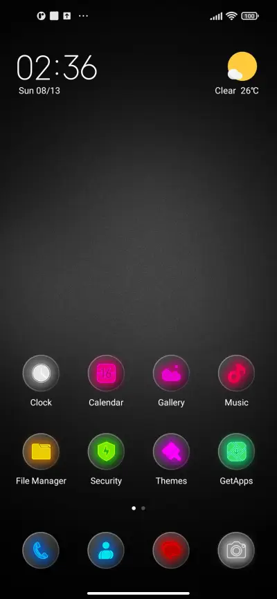 neon dark - Screenshot 2