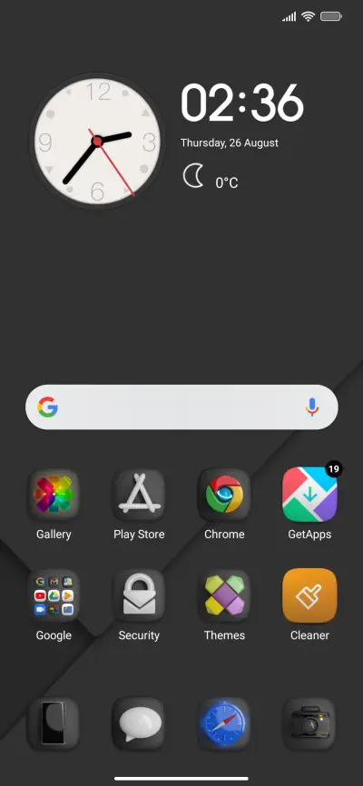 3D Dark Black - Screenshot 2