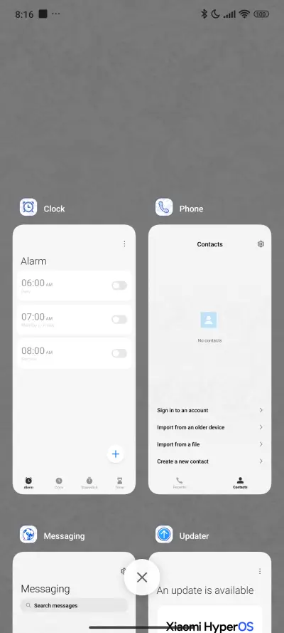 Blue White Widget - Screenshot 4