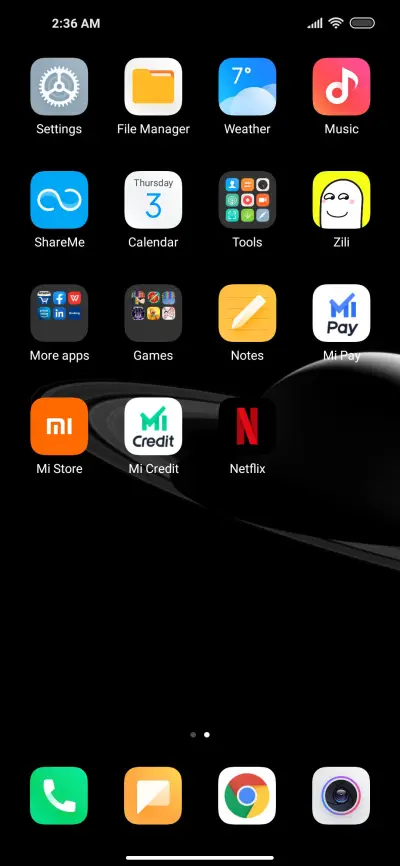 Monochrom dark - Screenshot 3