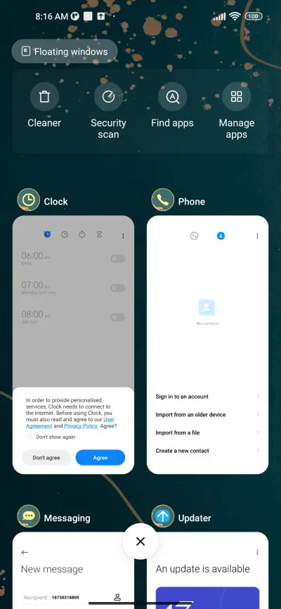 minimal blue - Screenshot 4