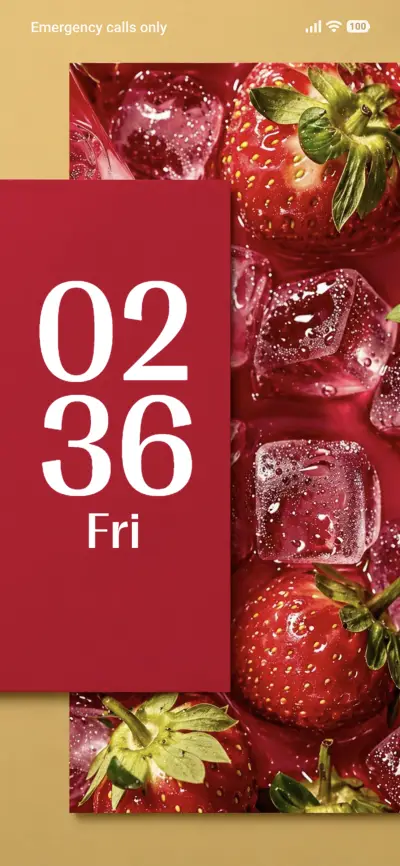 Berry Burst THEME for Xiaomi MIUI HyperOS