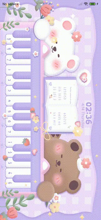 Play Bear piano - Screenshot 1