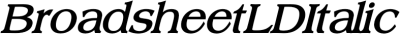 BroadsheetLDItalic FONT for Xiaomi MIUI HyperOS