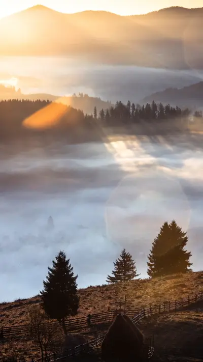 Snow country scenery