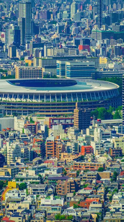 Overlooking Tokyo Olympic Stadium 58