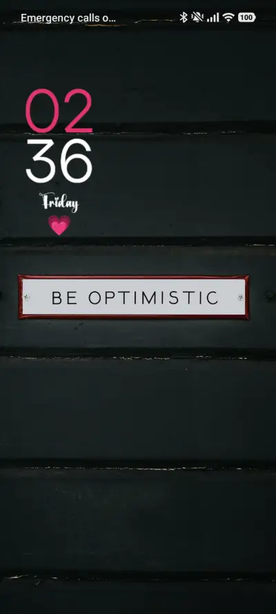 Optimistic - Screenshot 1