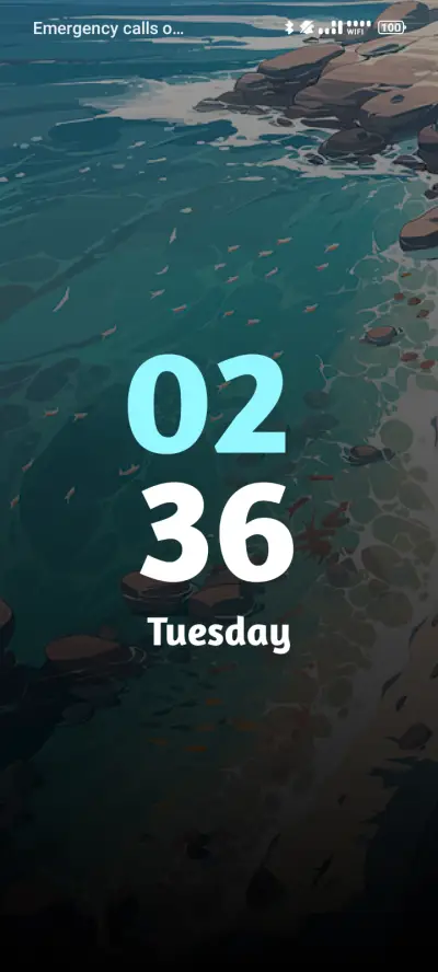 Aqua Escape THEME for Xiaomi MIUI HyperOS
