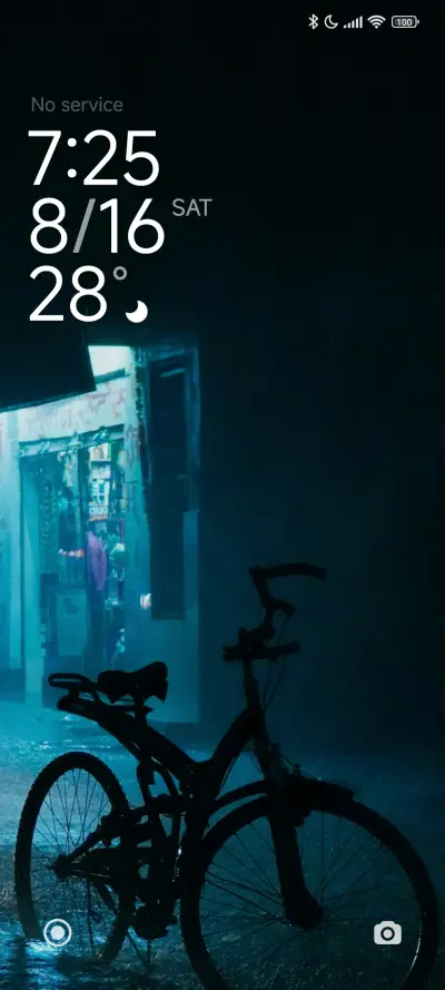 Rain Bike - Screenshot 1