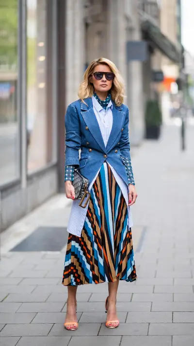 Matching of summer printed skirt 2 - Screenshot 1