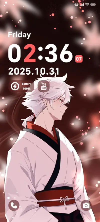 Sakura Samurai THEME for Xiaomi MIUI HyperOS