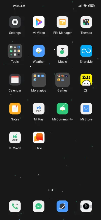 Simple starry sky - Screenshot 3