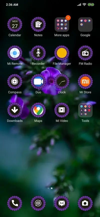 Purple Flower - Dark_3MDS - Screenshot 3