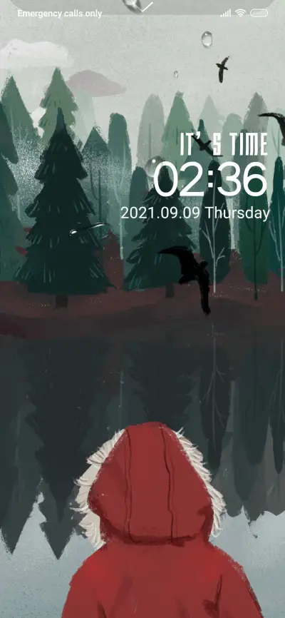 Foggy forest THEME for Xiaomi MIUI HyperOS