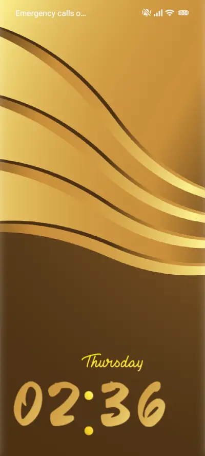 Business gold THEME for Xiaomi MIUI HyperOS