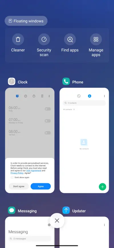 Glass clock - Screenshot 4