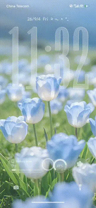 Flower Transparent THEME for Xiaomi MIUI HyperOS