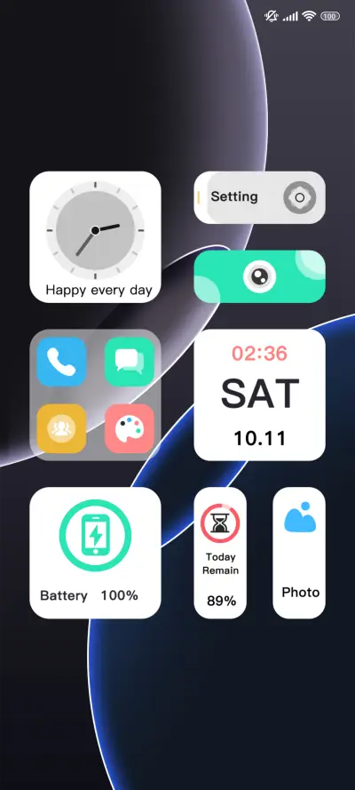 Light Blue THEME for Xiaomi MIUI HyperOS