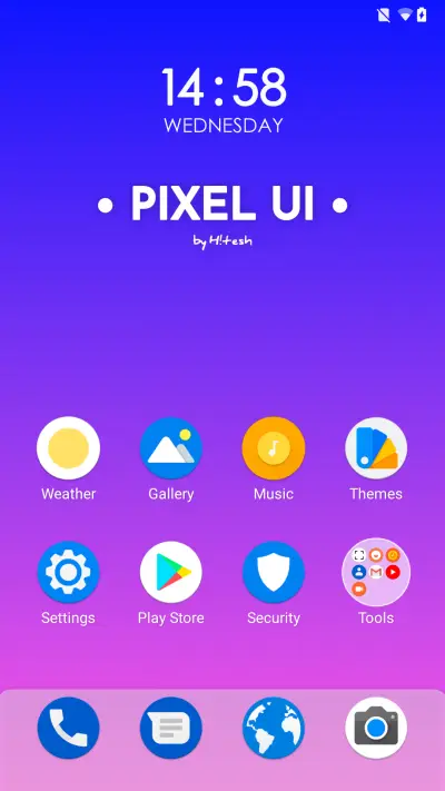 PIXEL UI BY H!TESH - Screenshot 2