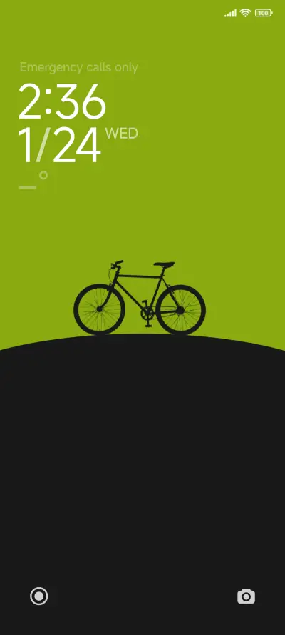 bicycle silhoutte - Screenshot 2