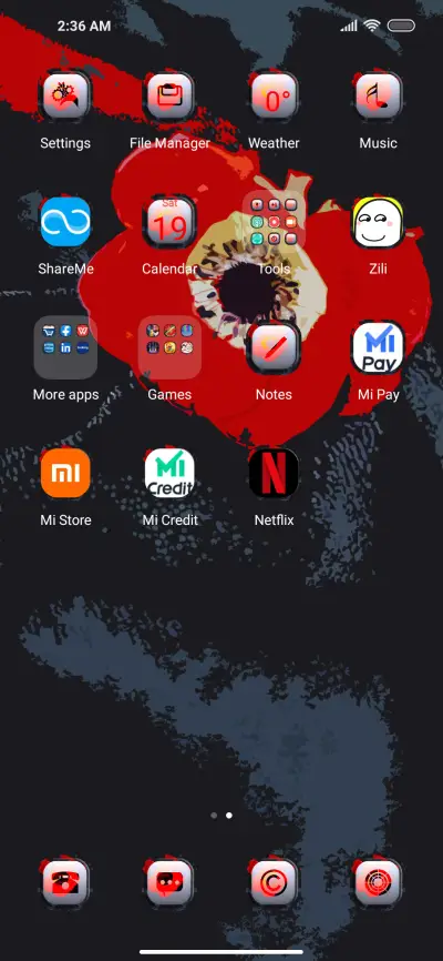 Red Black Flower - Screenshot 3