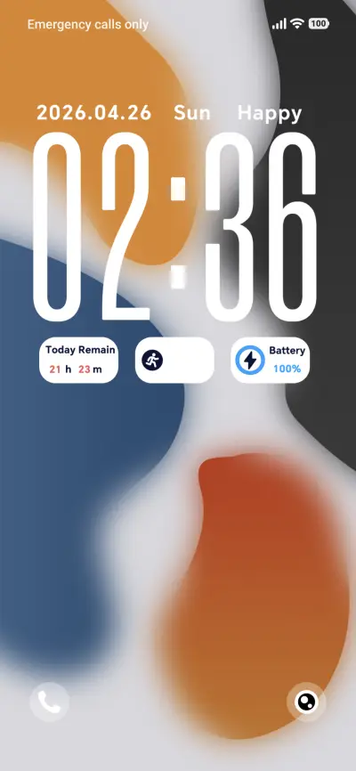 Warm Cool Gradient THEME for Xiaomi MIUI HyperOS