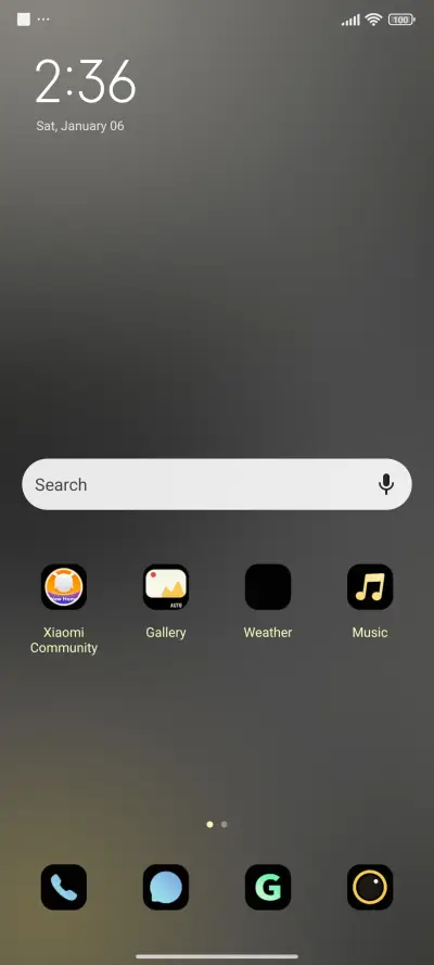 Yellowblack system - Screenshot 2