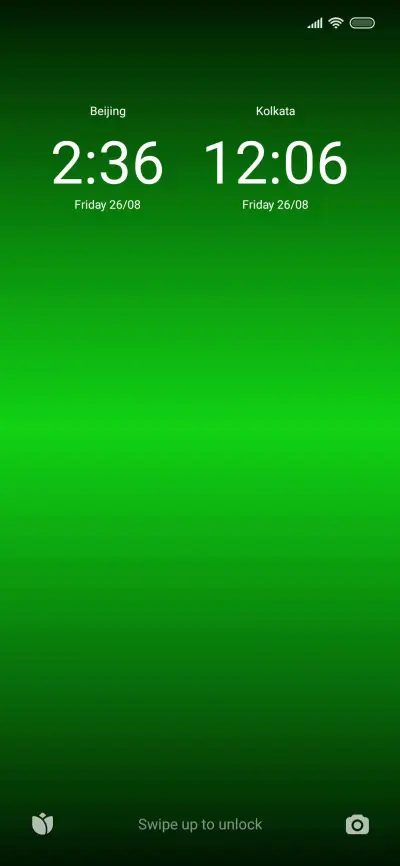 Green Glowing