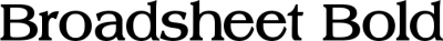 Broadsheet Bold FONT for Xiaomi MIUI HyperOS