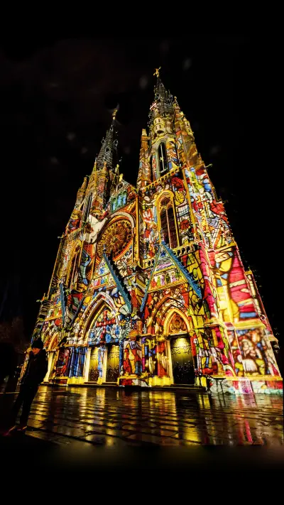 Glow light festival in the netherlands