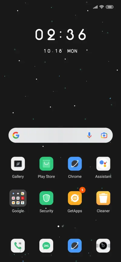 Simple starry sky - Screenshot 2